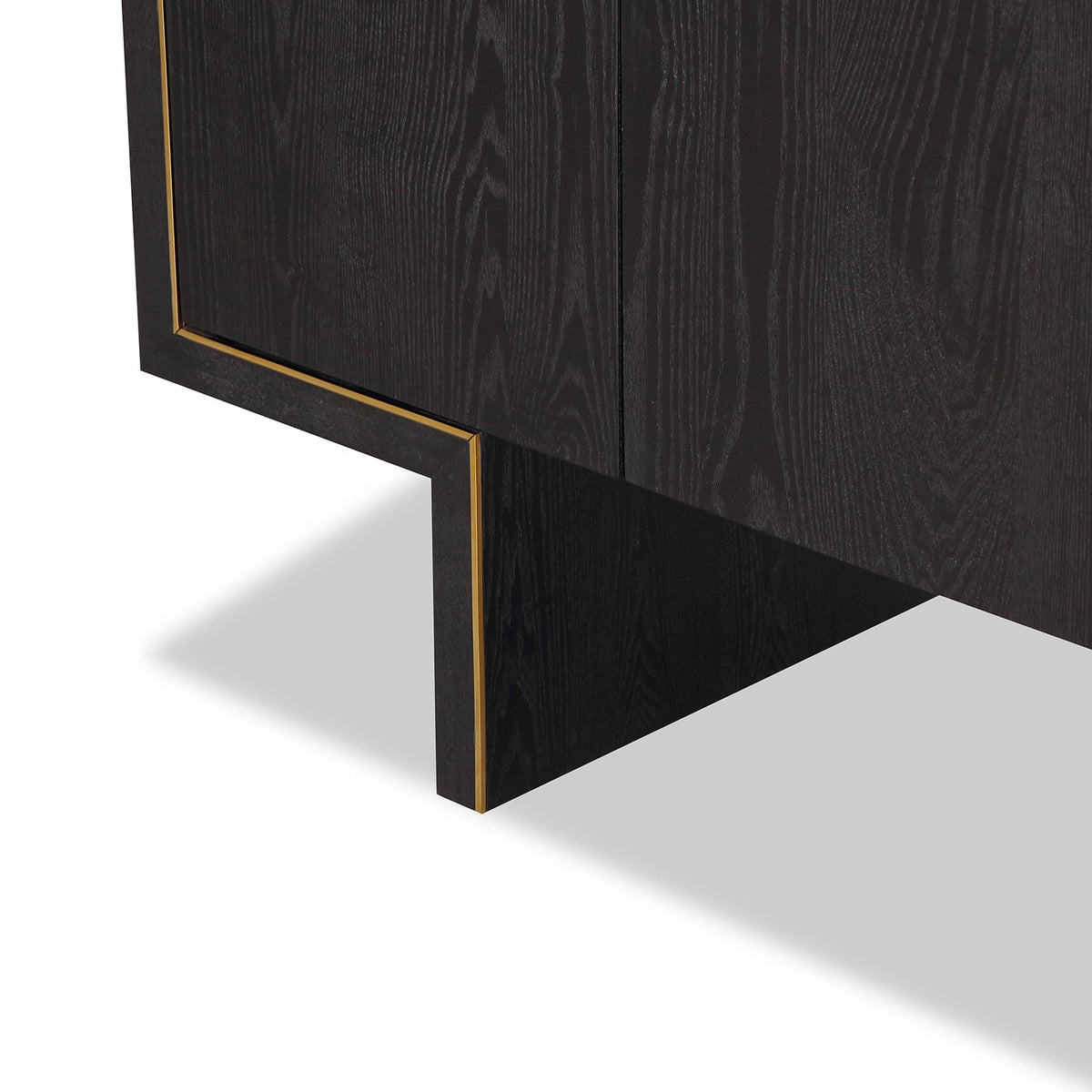 Tigur Sideboard - Black Ash Veneer/Polished Brass