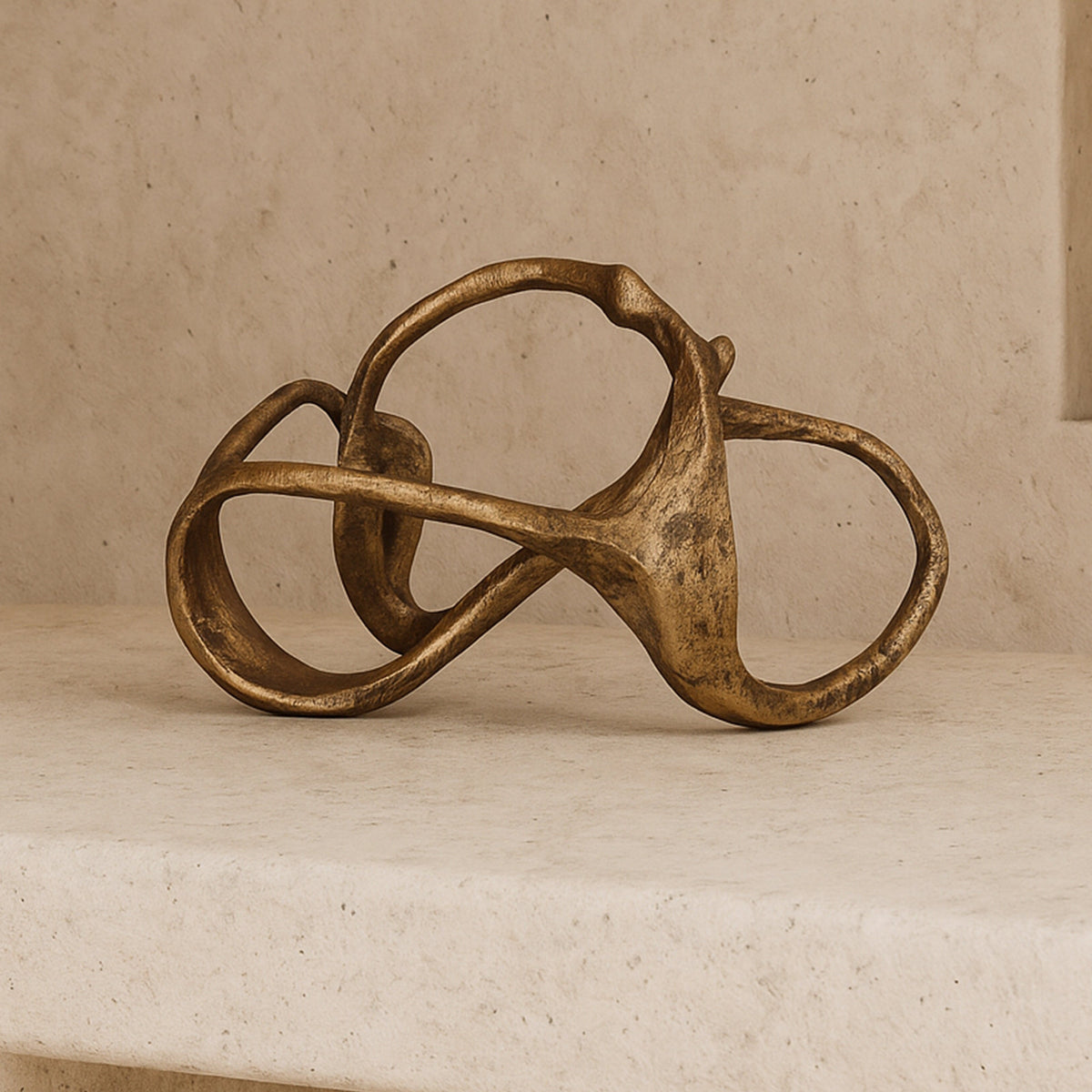 Aion Sculpture - Golden Bronze