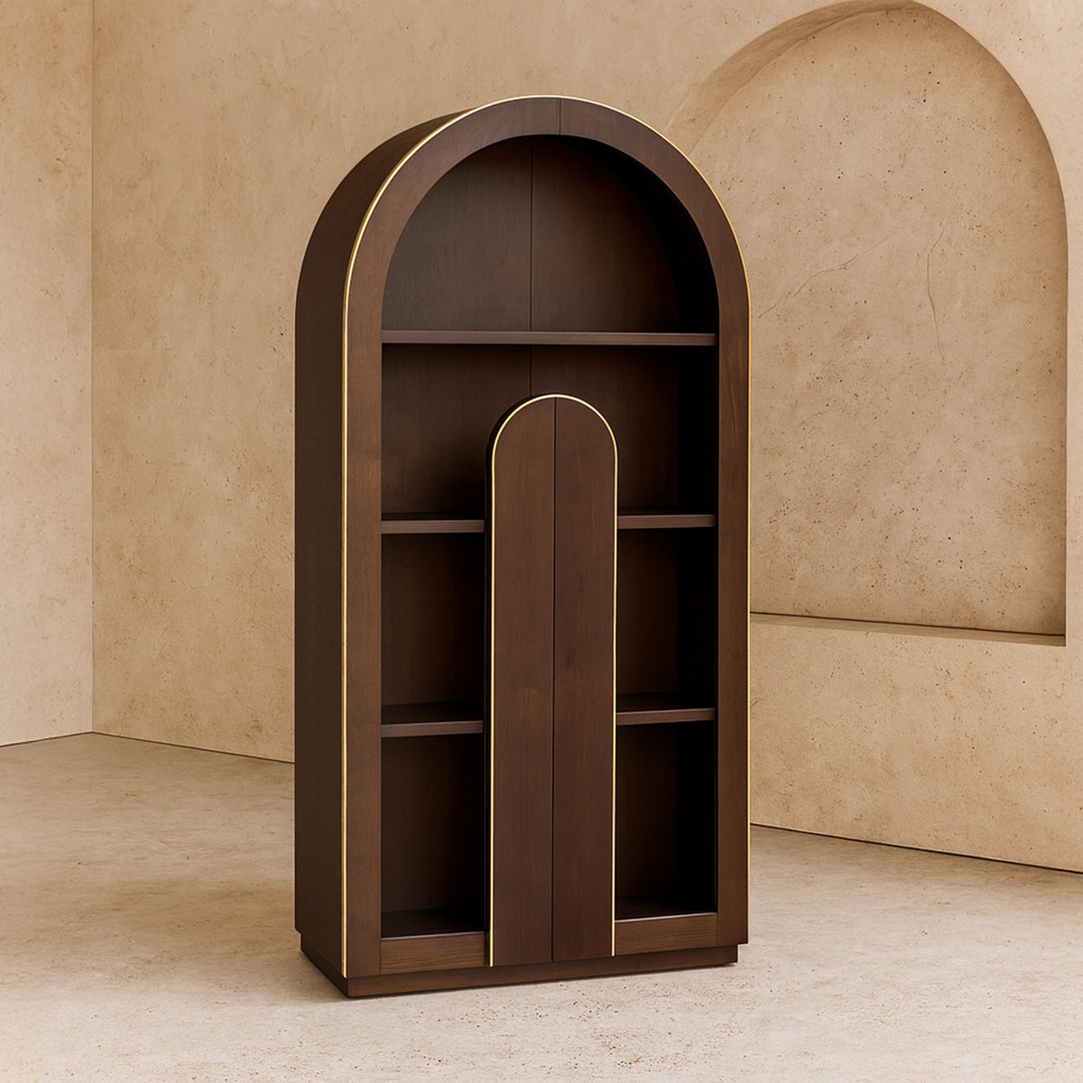 Butka Cabinet - Natural Walnut