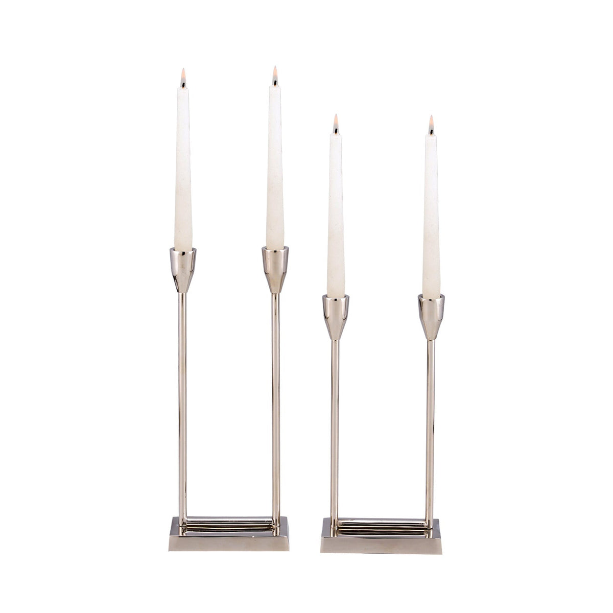 Pico Candle Holder - Nickel (A Set Of 2)