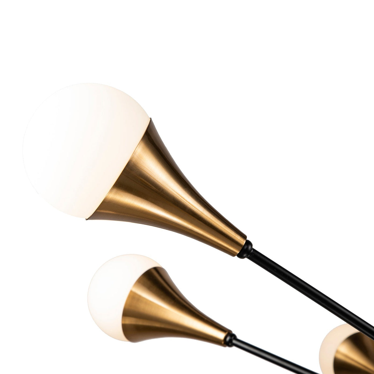 Gamma Pendant Lamp - Black Antique Brass