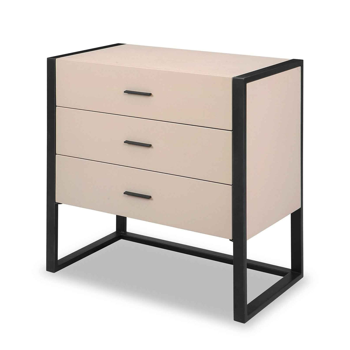 Almati Chest of Drawer - Mink Faux Leather
