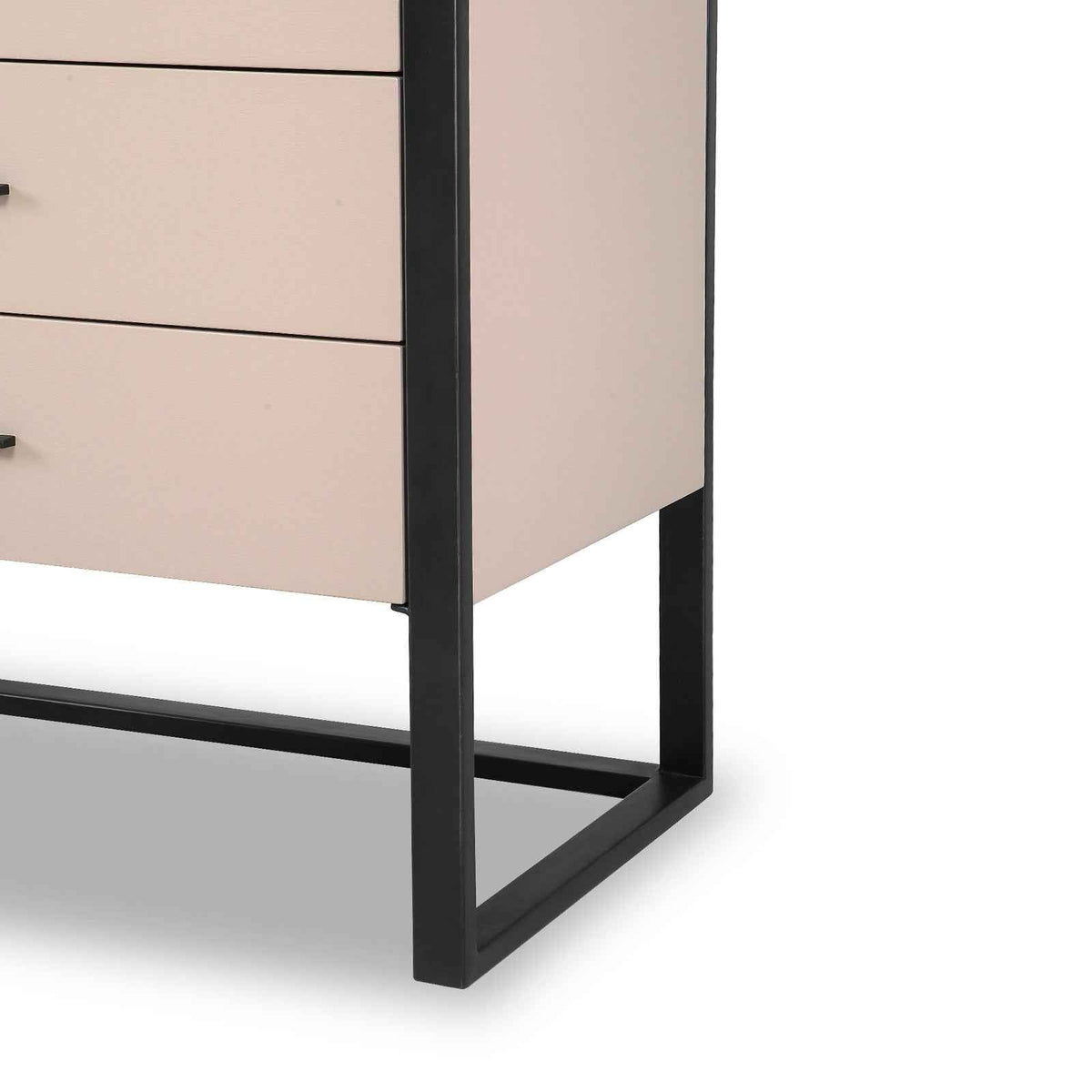 Almati Chest of Drawer - Mink Faux Leather