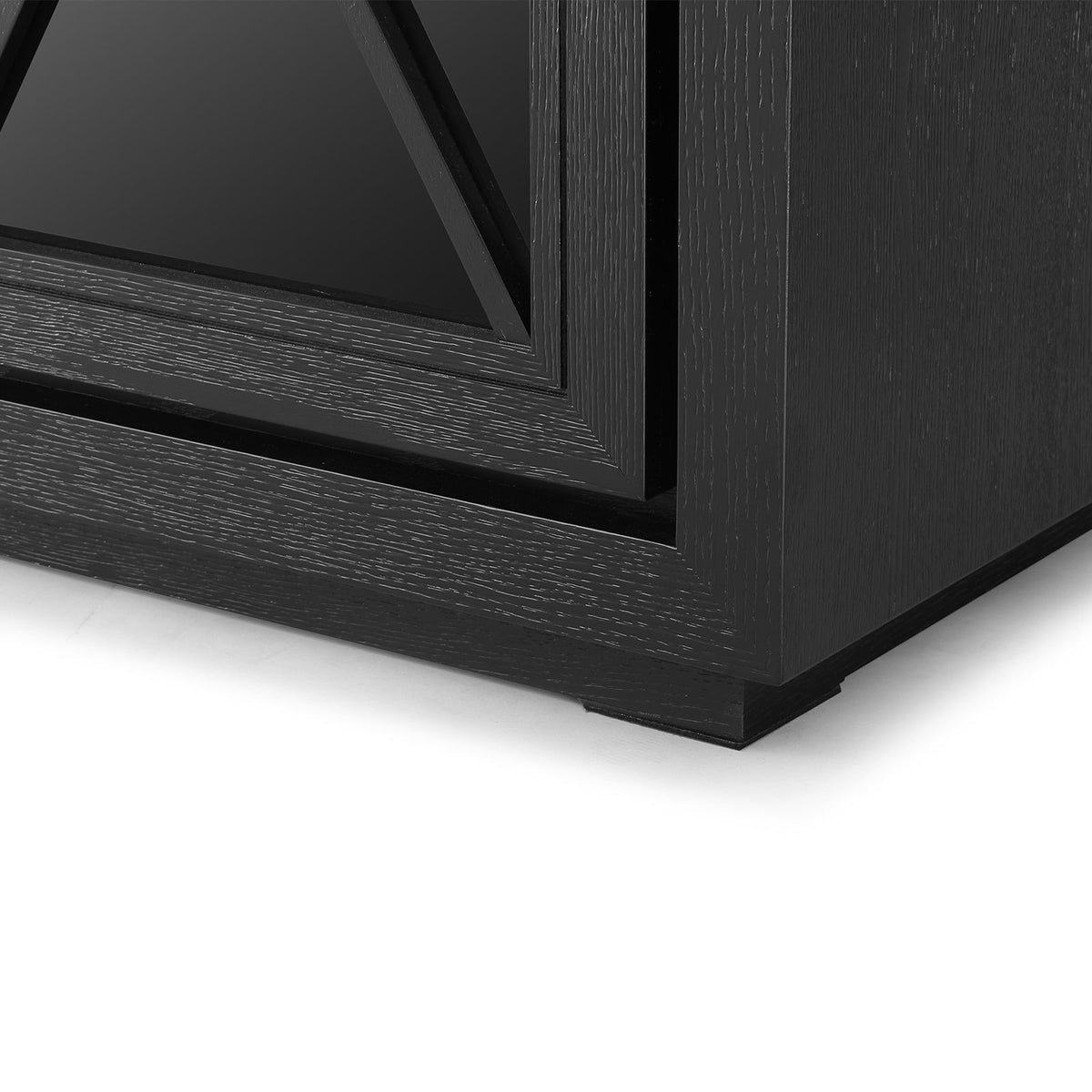 York Sideboard - Oak Veneer and Glass