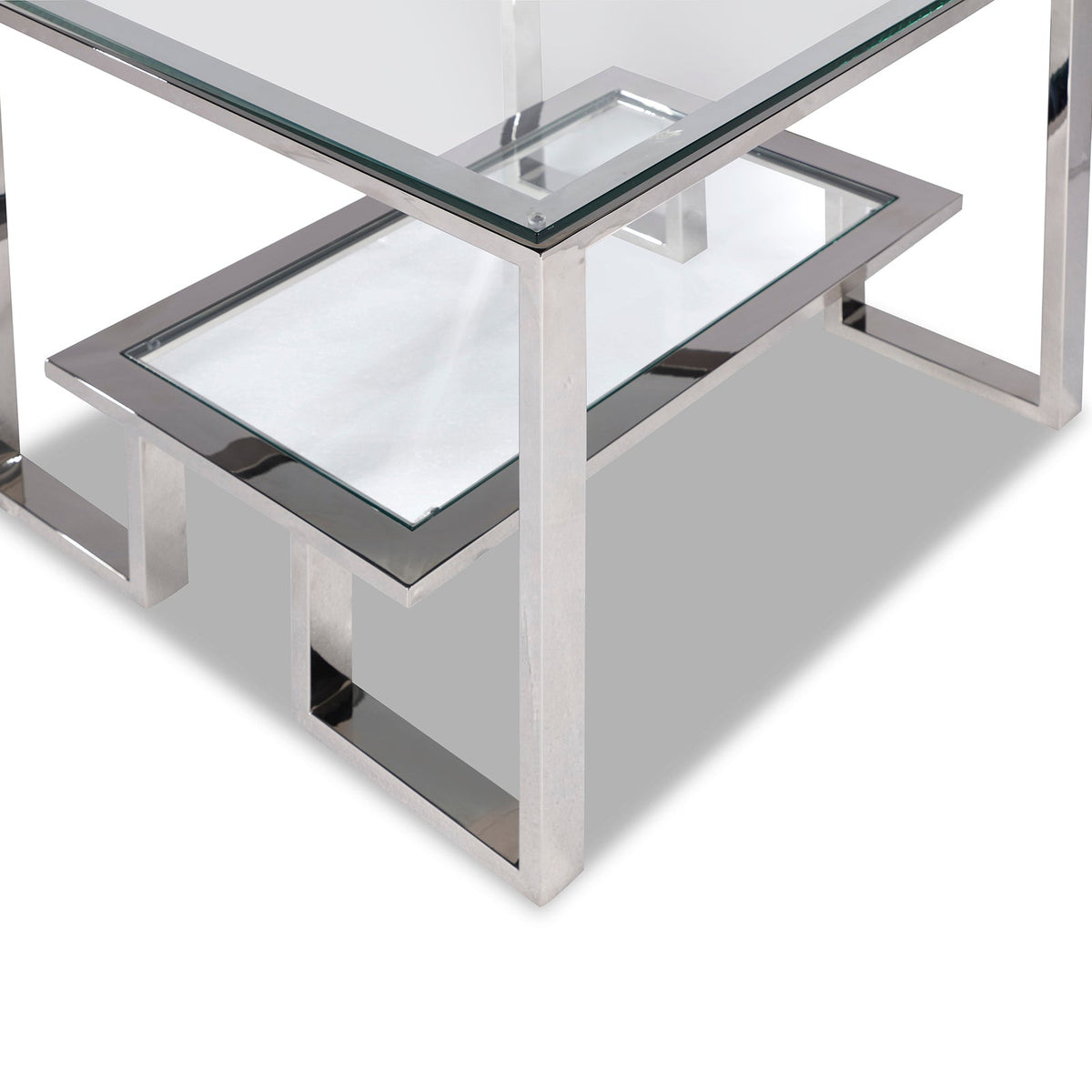 Mayfair Side Table - Stainless Steel