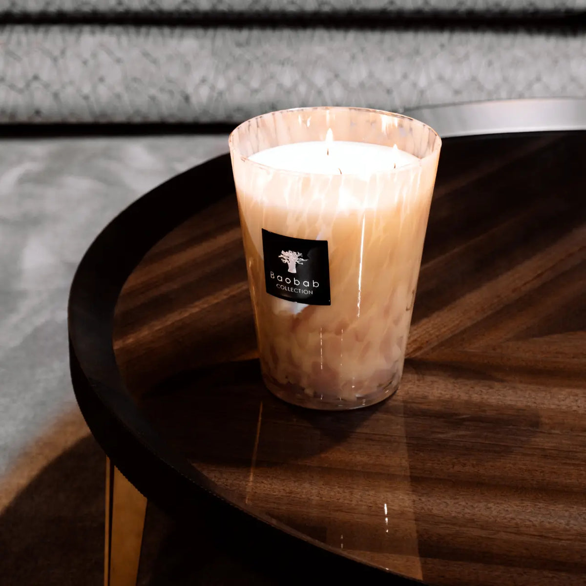 The White Pearls Candle 16cm