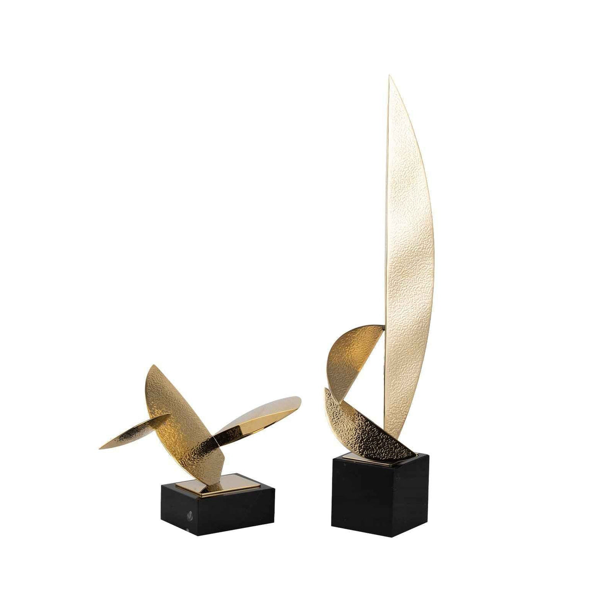 Agar Sculpture- Polished Brass