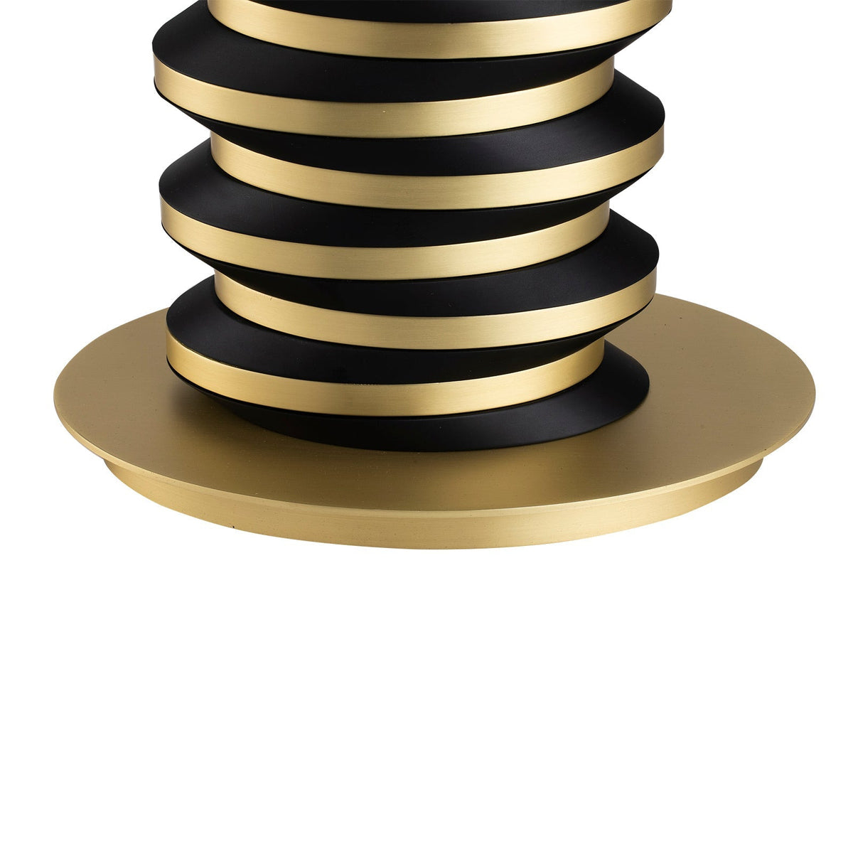 Jacquard Table Lamp - Brushed Brass, Matt Black