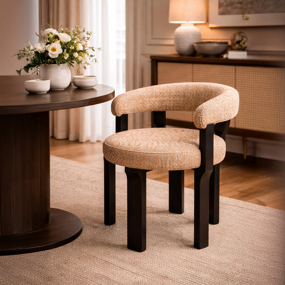 Elba Dining Chair - Dexter Sparkle Citrus