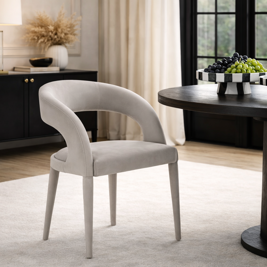Salma Dining Chair - Melbourne Stone