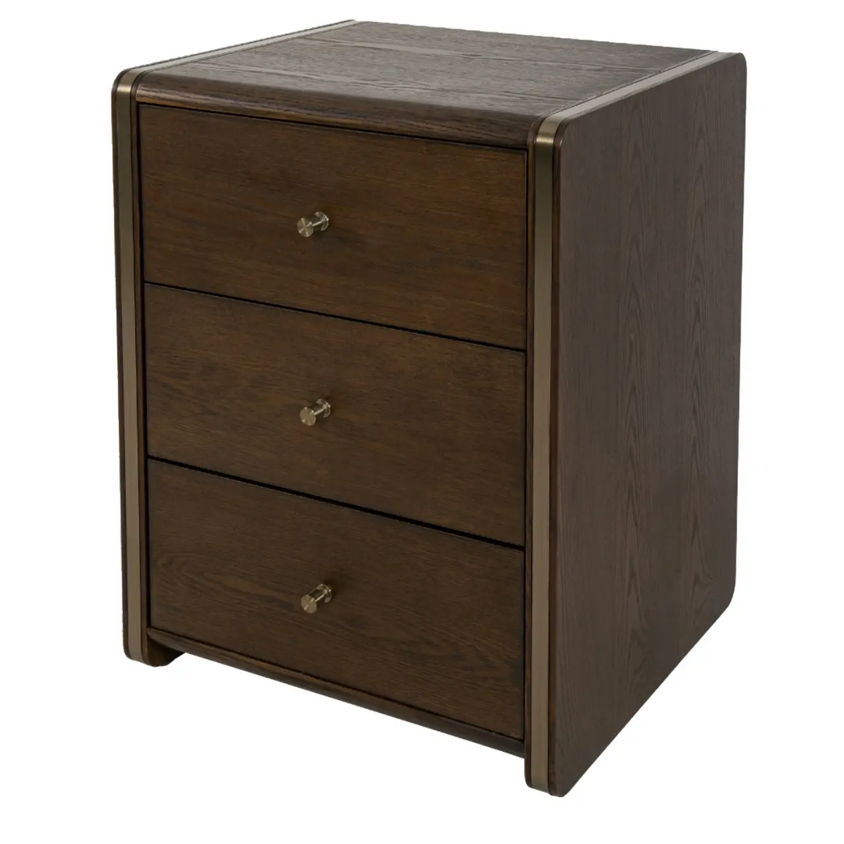 Kime 3 Drawer Side Table