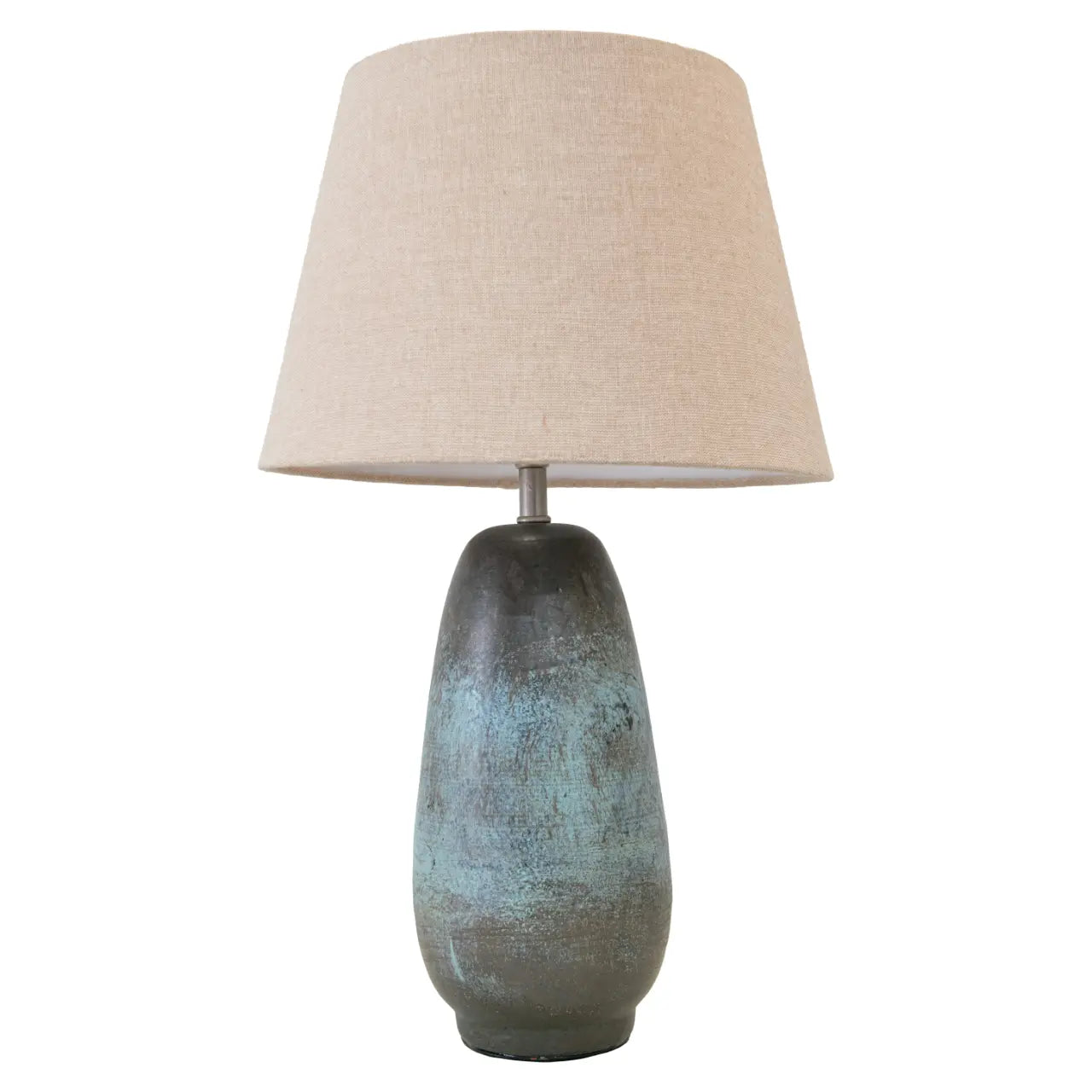 Aketa Little Table lamp, Weathered bronze