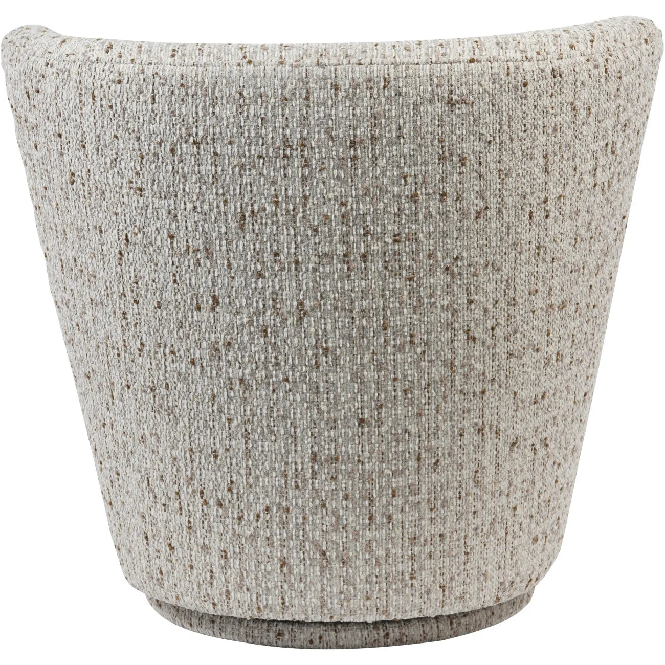 Isla Textured Slub Swivel Chair Natural