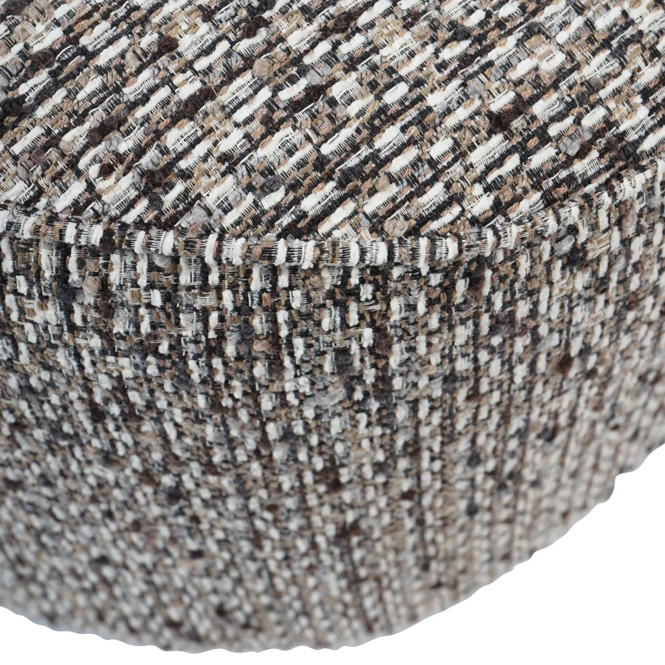 Isla Textured Slub Swivel Chair Mocha