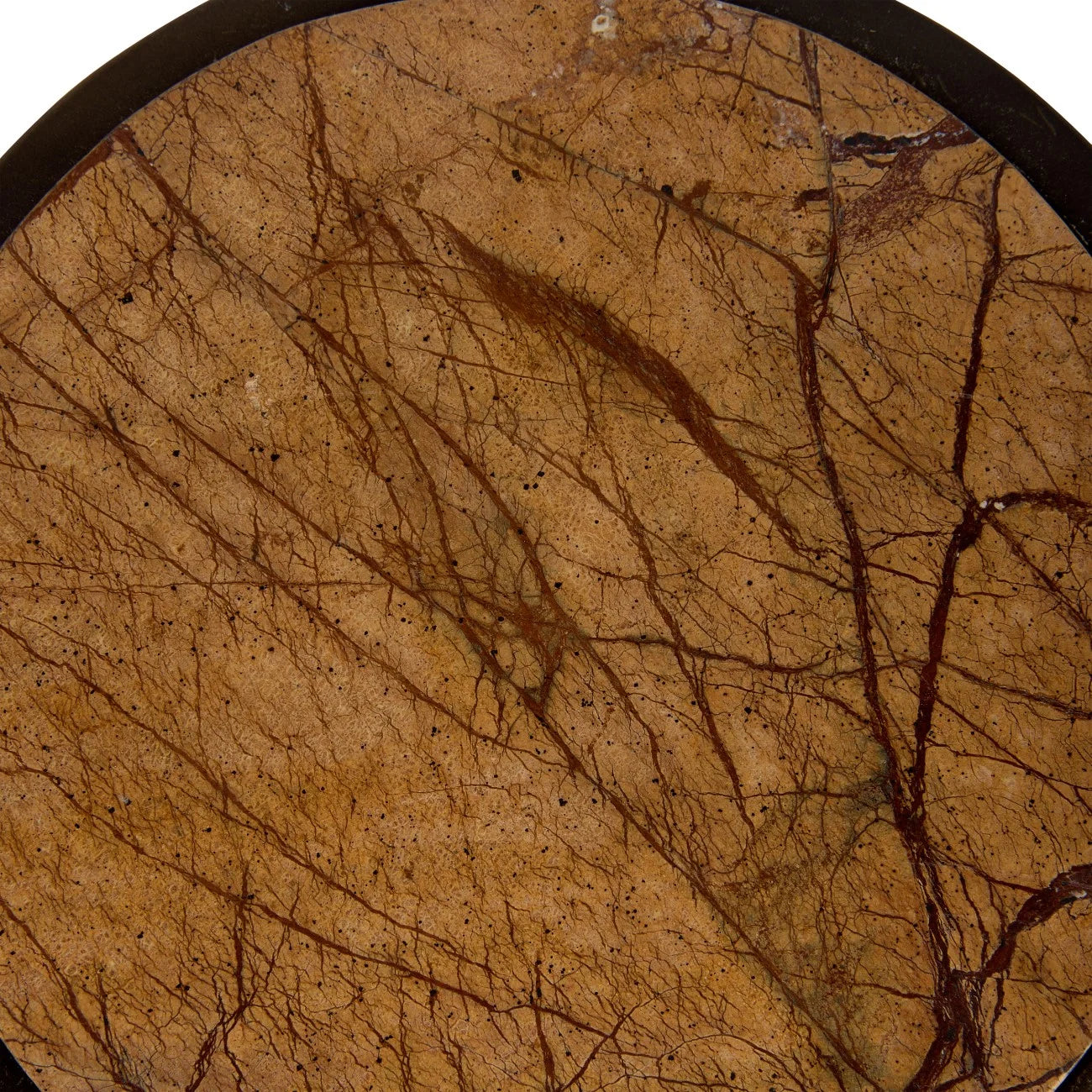 Luna Accent Table Forest Brown Marble