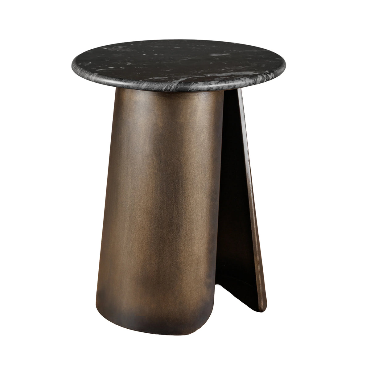 Nero Crescent Side Table