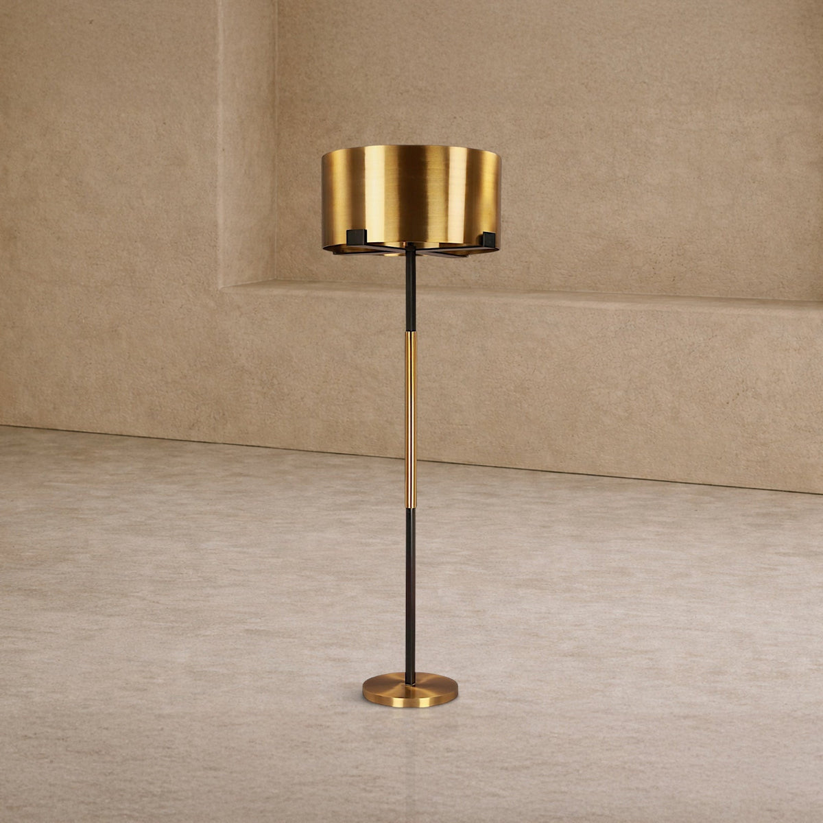 Hamilton Floor Lamp - Brushed Brass