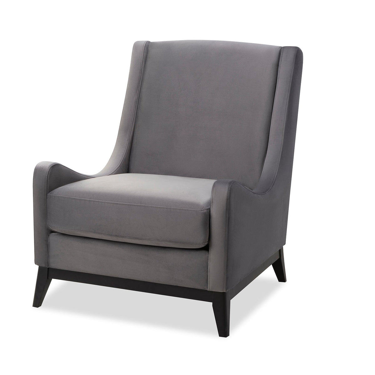 Lima Occasional Chair - Night Grey Velvet