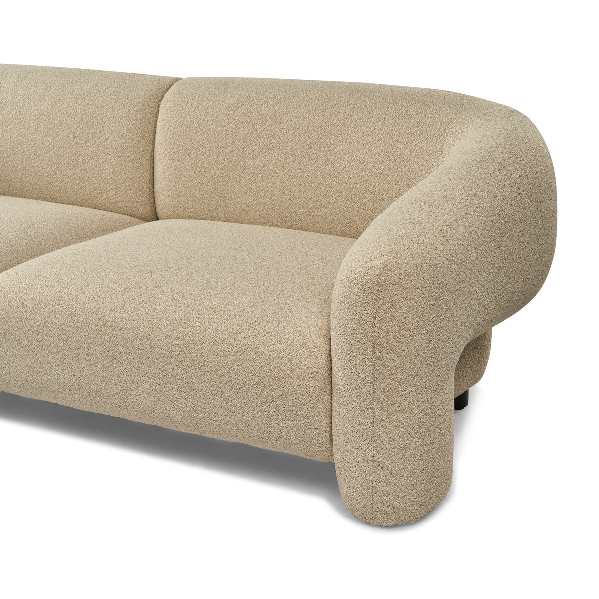 Erin Modular Sofa Right - Capela Sand/ Black