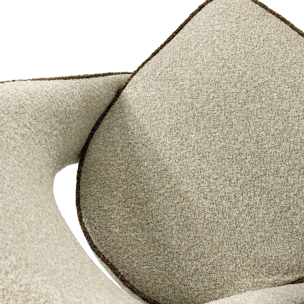 Yves Dining Chair (set of 2) - (Crib 5) Capella Sand with Capella Fennel Seed Piping