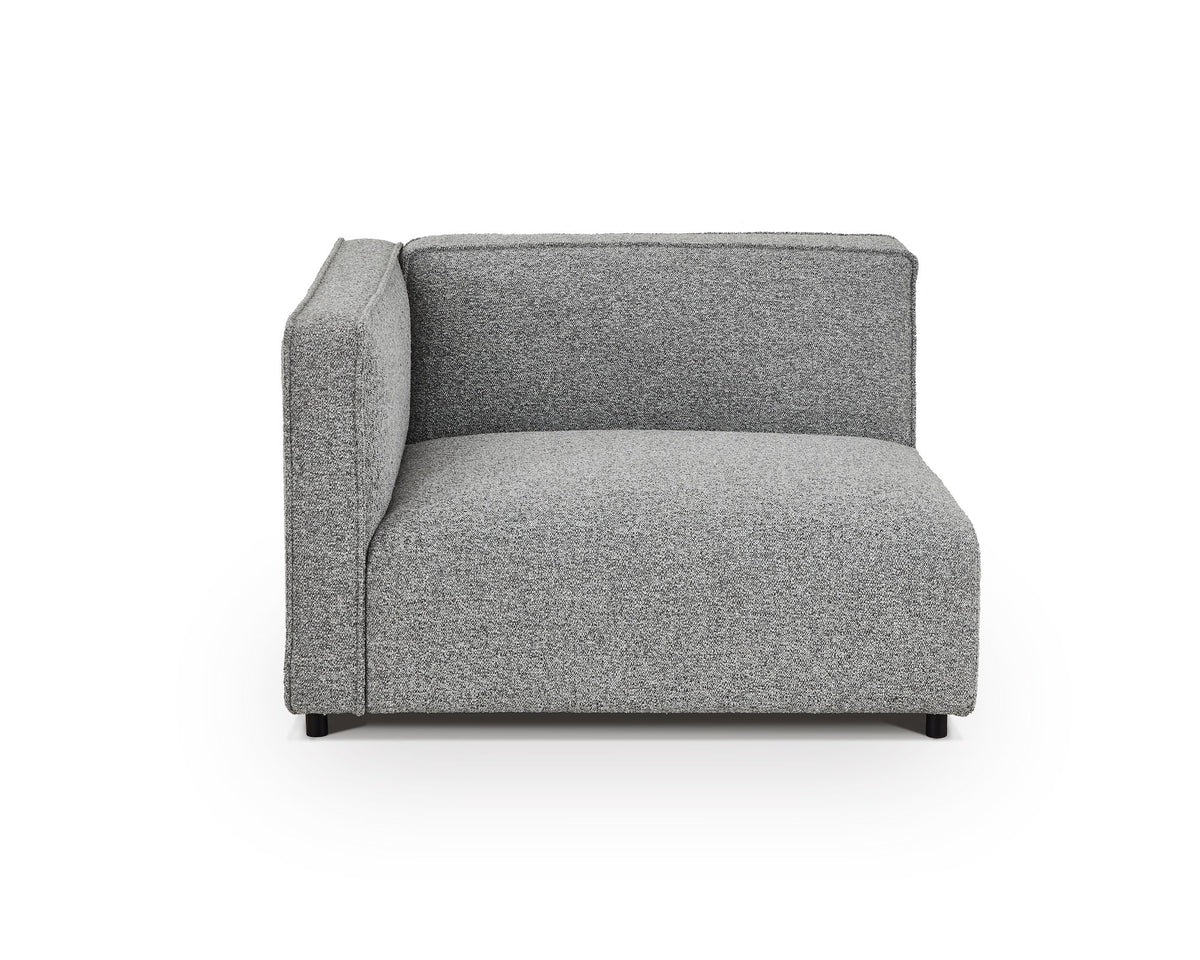 Riviera Outdoor Modular Sofa - (Crib 5) Lima Grey and Deep Charcoal