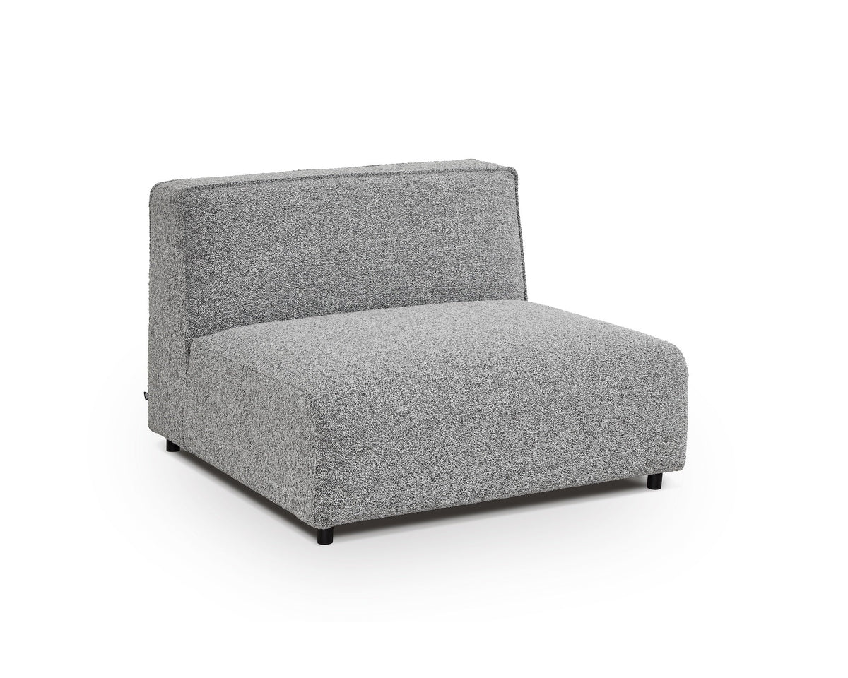 Riviera Outdoor Modular Sofa - (Crib 5) Lima Grey and Deep Charcoal