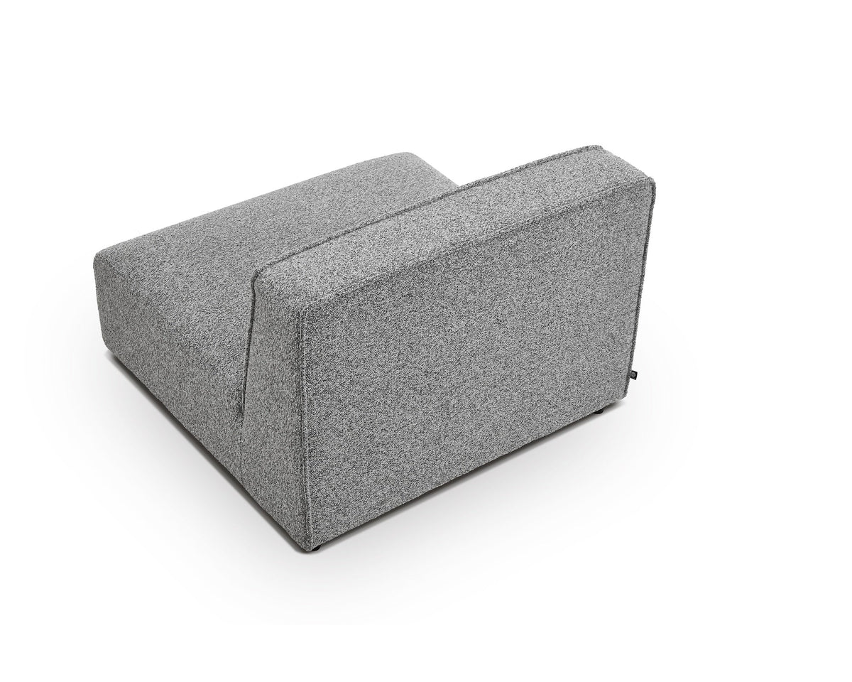 Riviera Outdoor Modular Sofa - (Crib 5) Lima Grey and Deep Charcoal