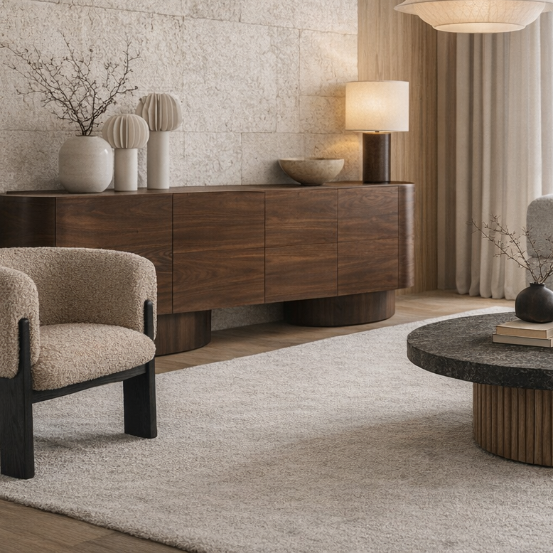 Lucca Dining Chair - Beverly Boucle Espresso