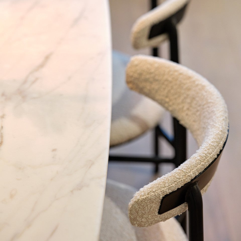 Nook Dining Chair (set of 2) - Boucle Sand