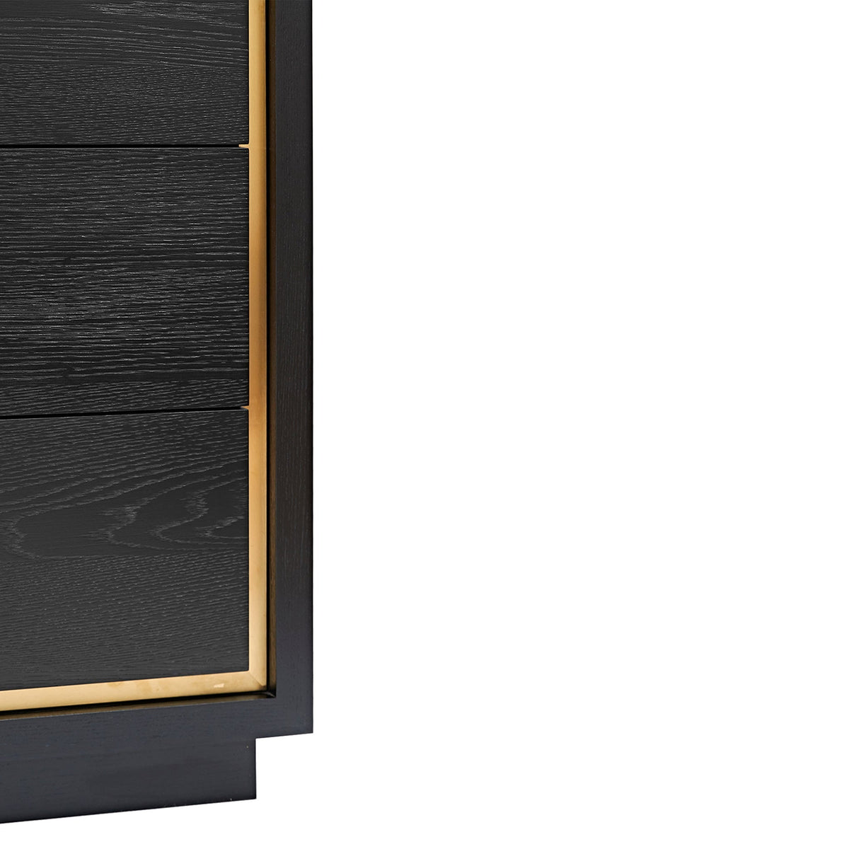 Utopia Chest Of Drawers - Wenge/Brushed Brass