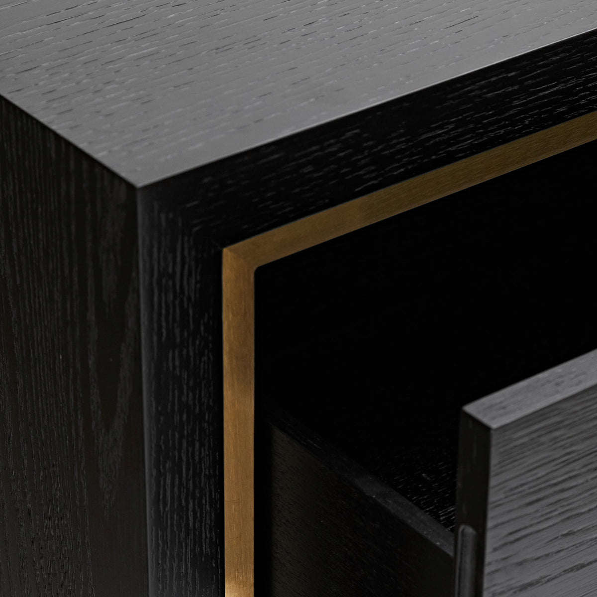 Utopia Chest Of Drawers - Wenge/Brushed Brass