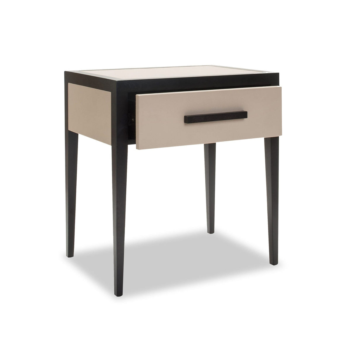 Liza Bedside Table - Beige/Wenge