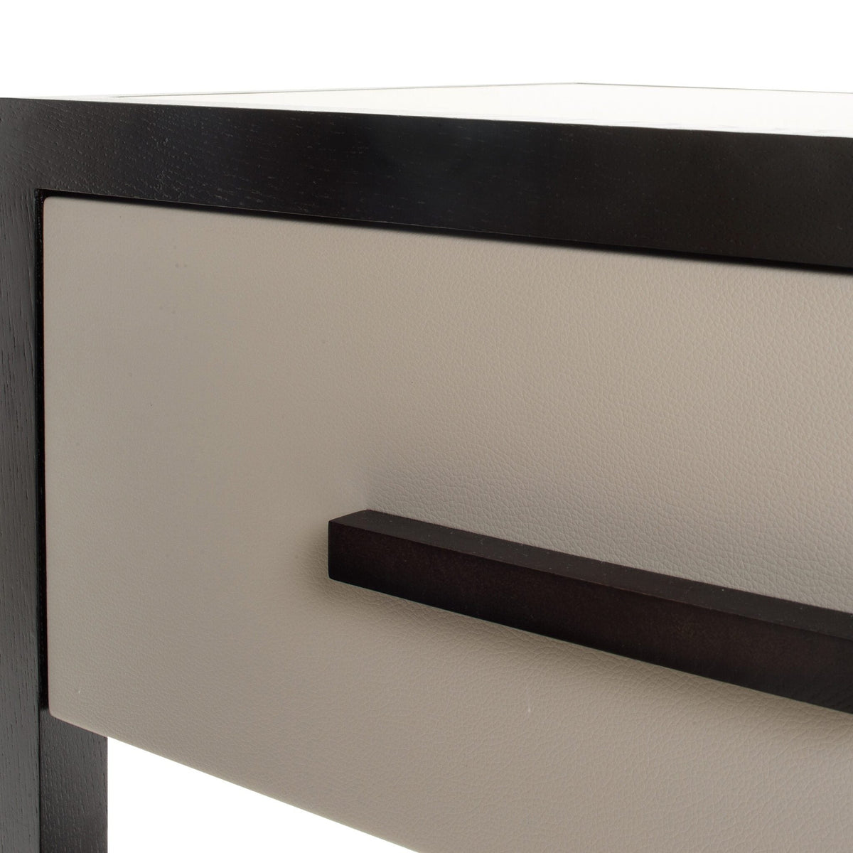 Liza Bedside Table - Beige/Wenge