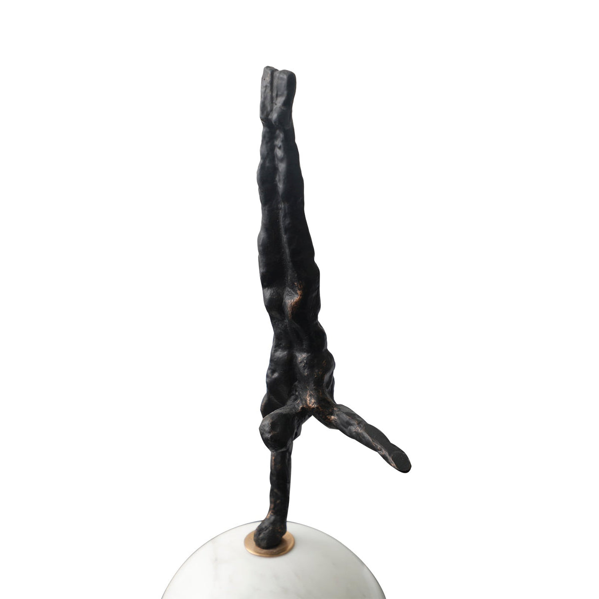 Handstand Sculpture - Dark Bronze Iron