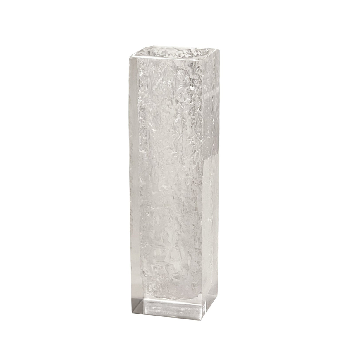 Moore Large Vase - Clear Resin