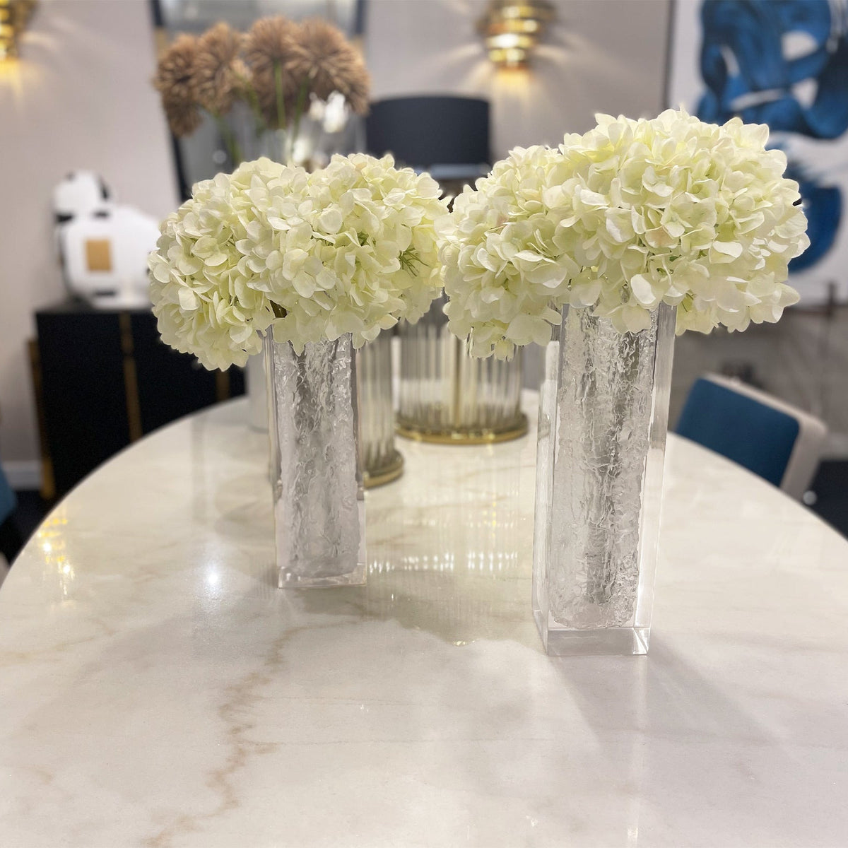 Moore Small Vase - Clear Resin