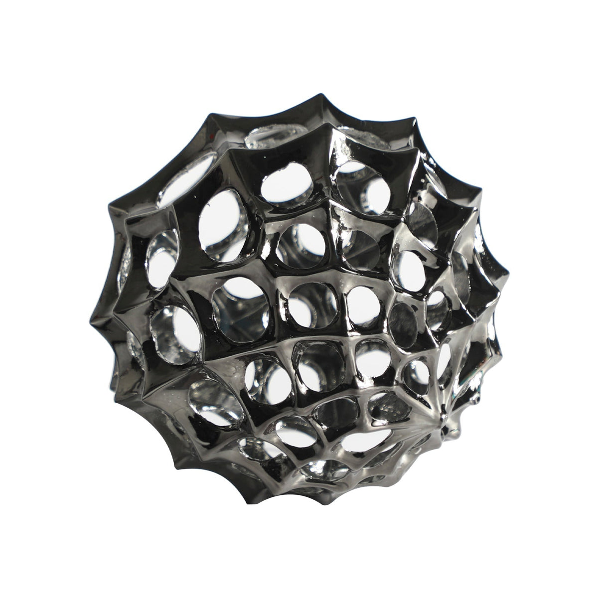 Matrix Sculpture - Black Metal