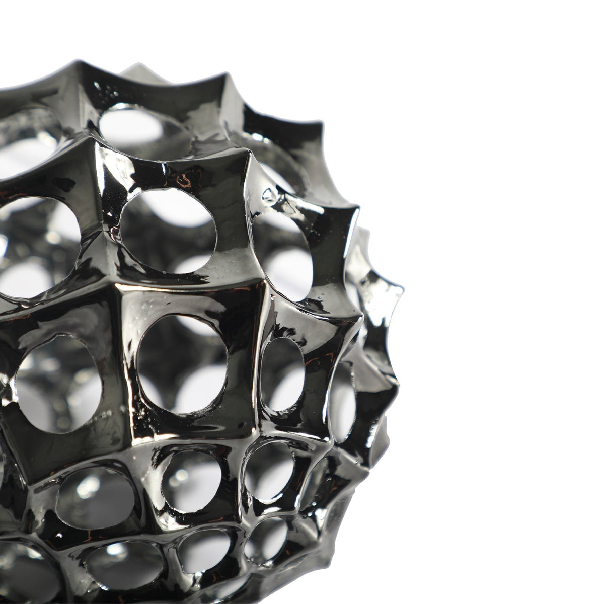 Matrix Sculpture - Black Metal