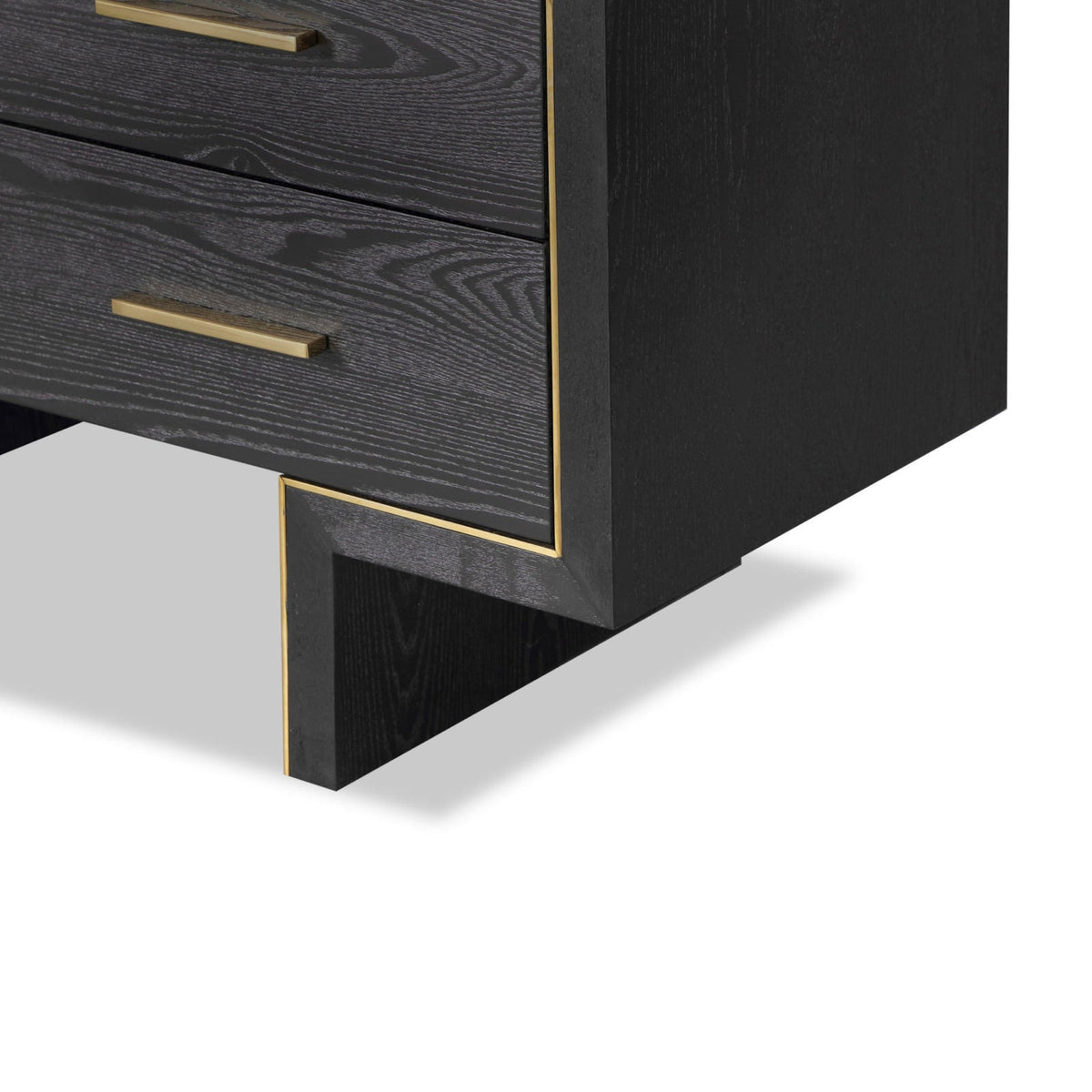 Tigur Chest Of Drawers - Black Ash Veneer