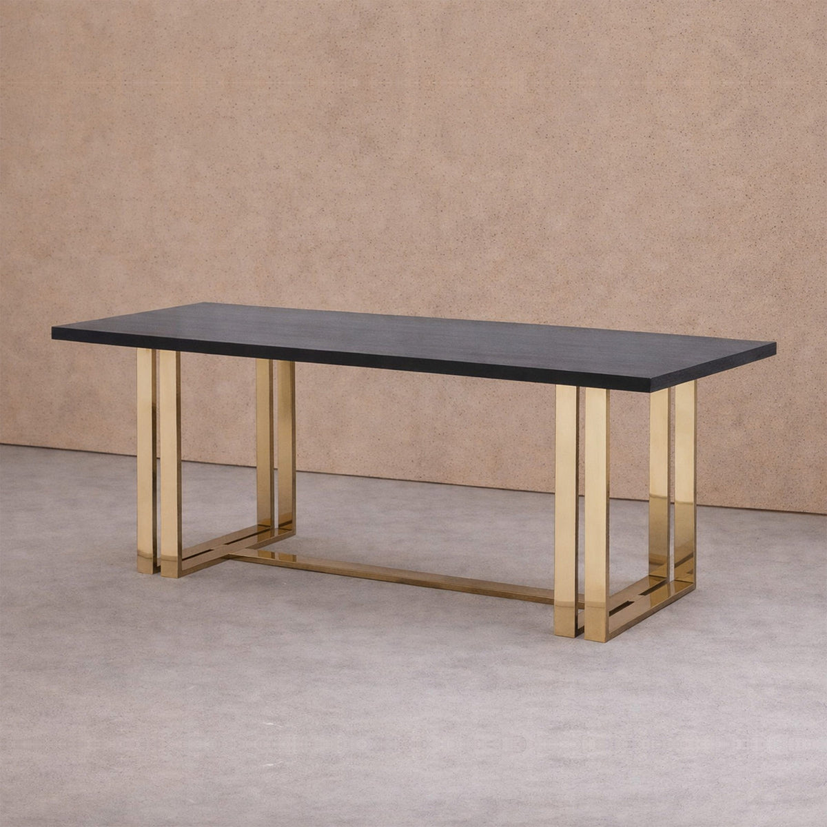 Lennox Dining Table - Black Ash Veneer