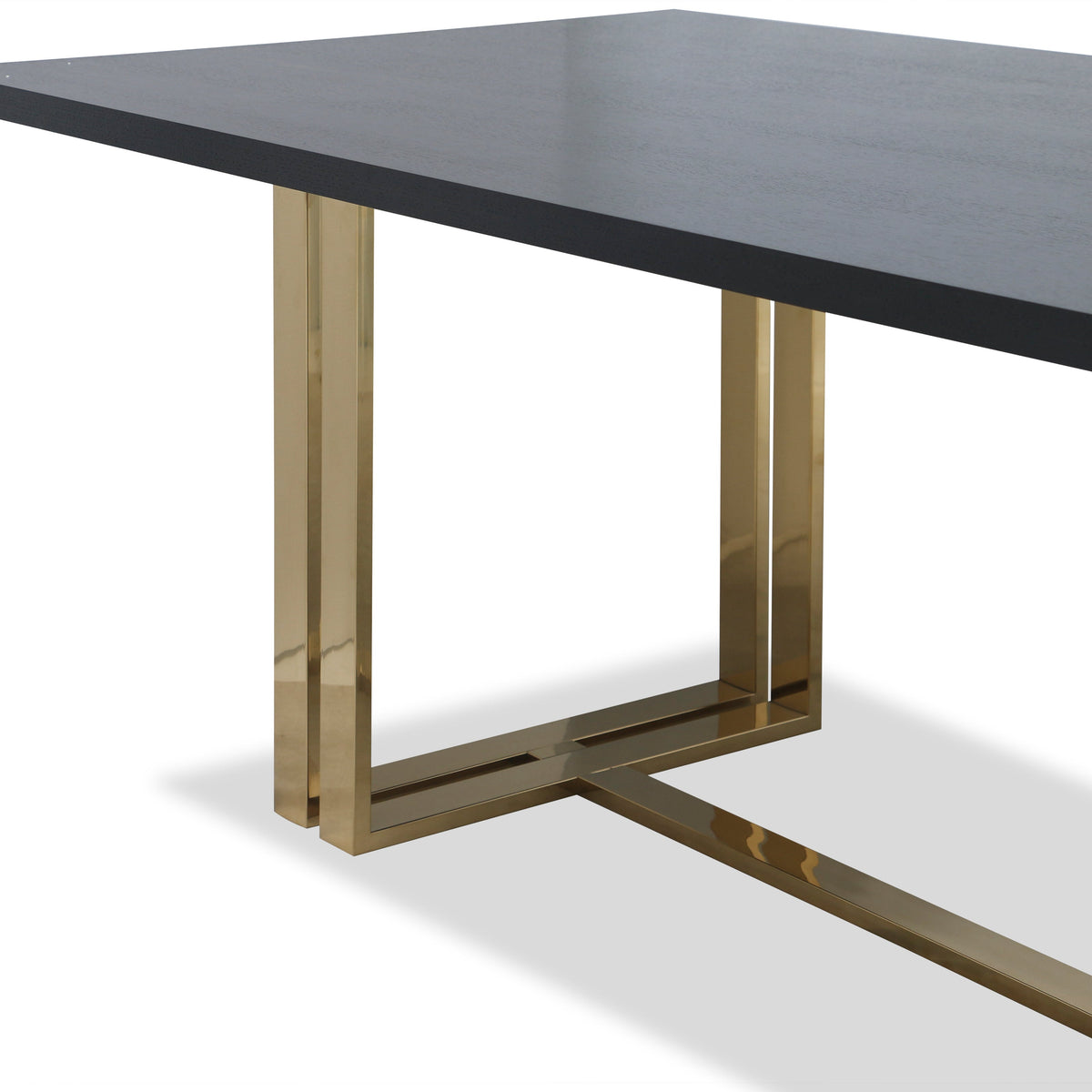 Lennox Dining Table - Black Ash Veneer