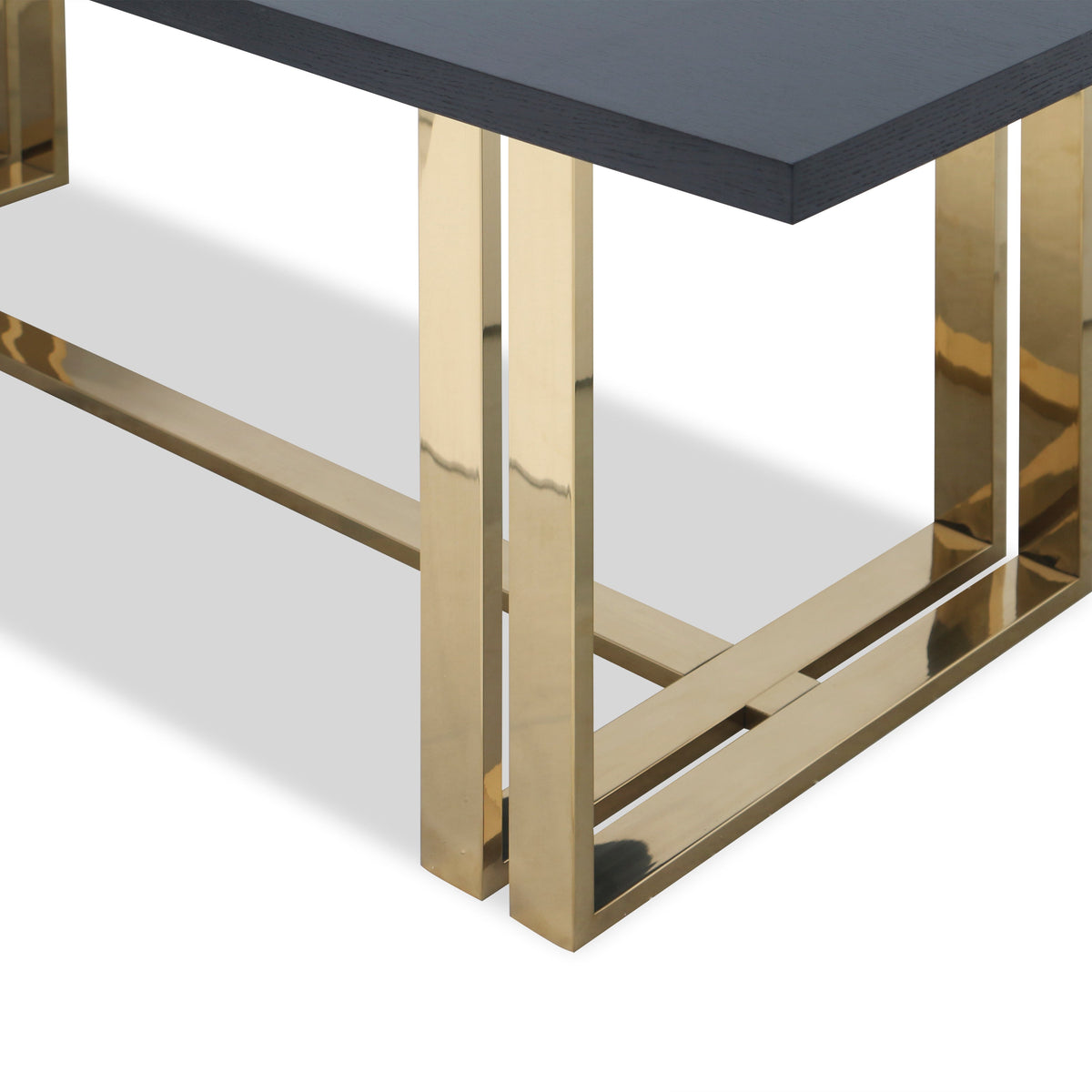 Lennox Dining Table - Black Ash Veneer