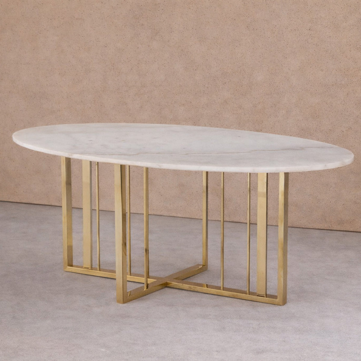 Fenty Dining Table - White Marble