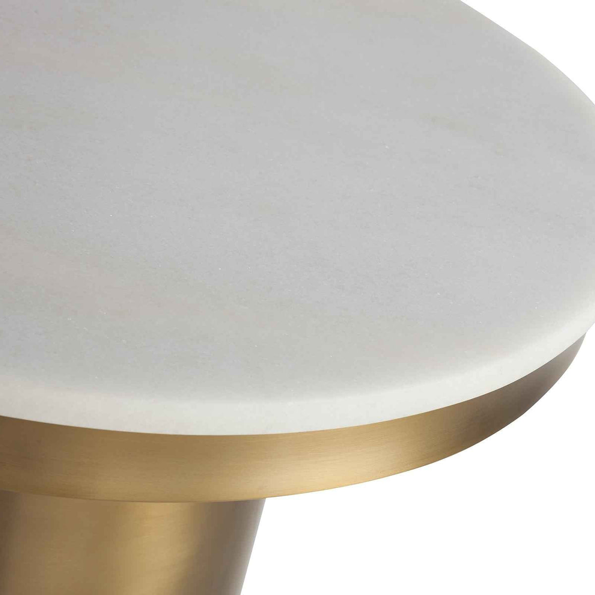 Camden Side Table - White Marble