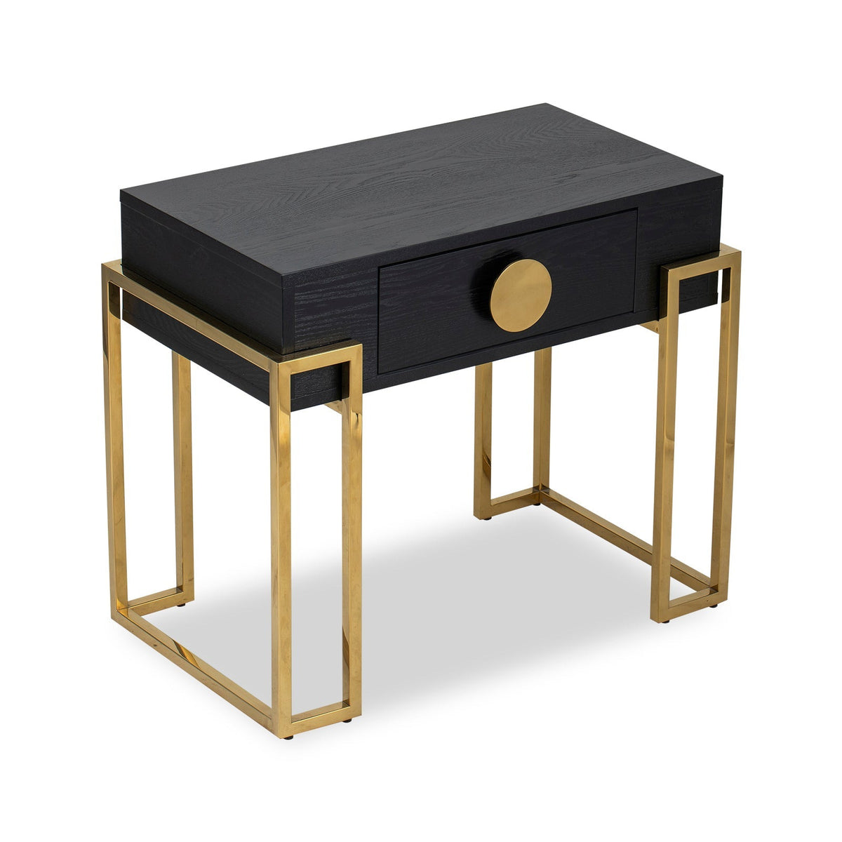 Paradigm Bedside Table - Black Ash Veneer