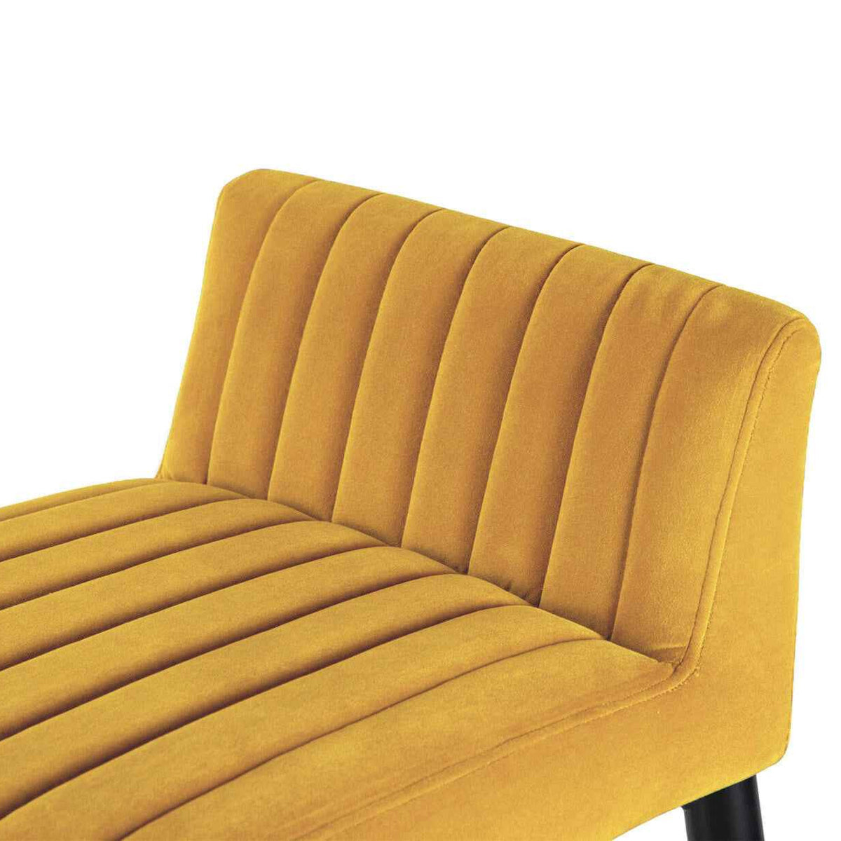 Coltrane Bar Stool - Gainsborough Ochre Velvet