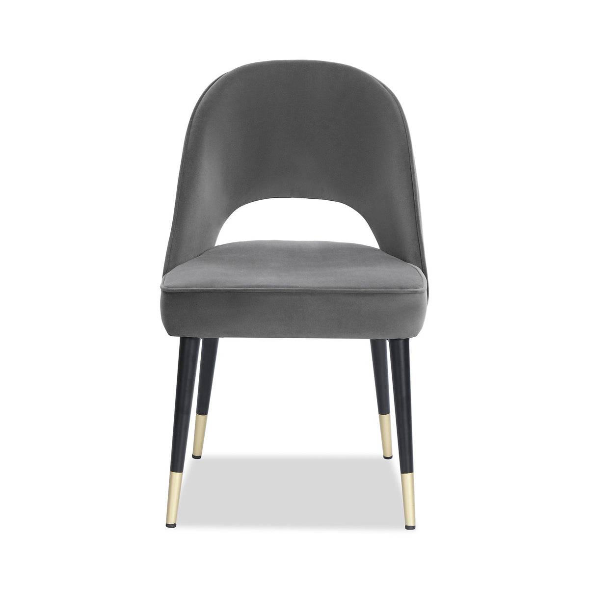 Yves Dining Chair (set of 2) - Kaster II Slate Velvet