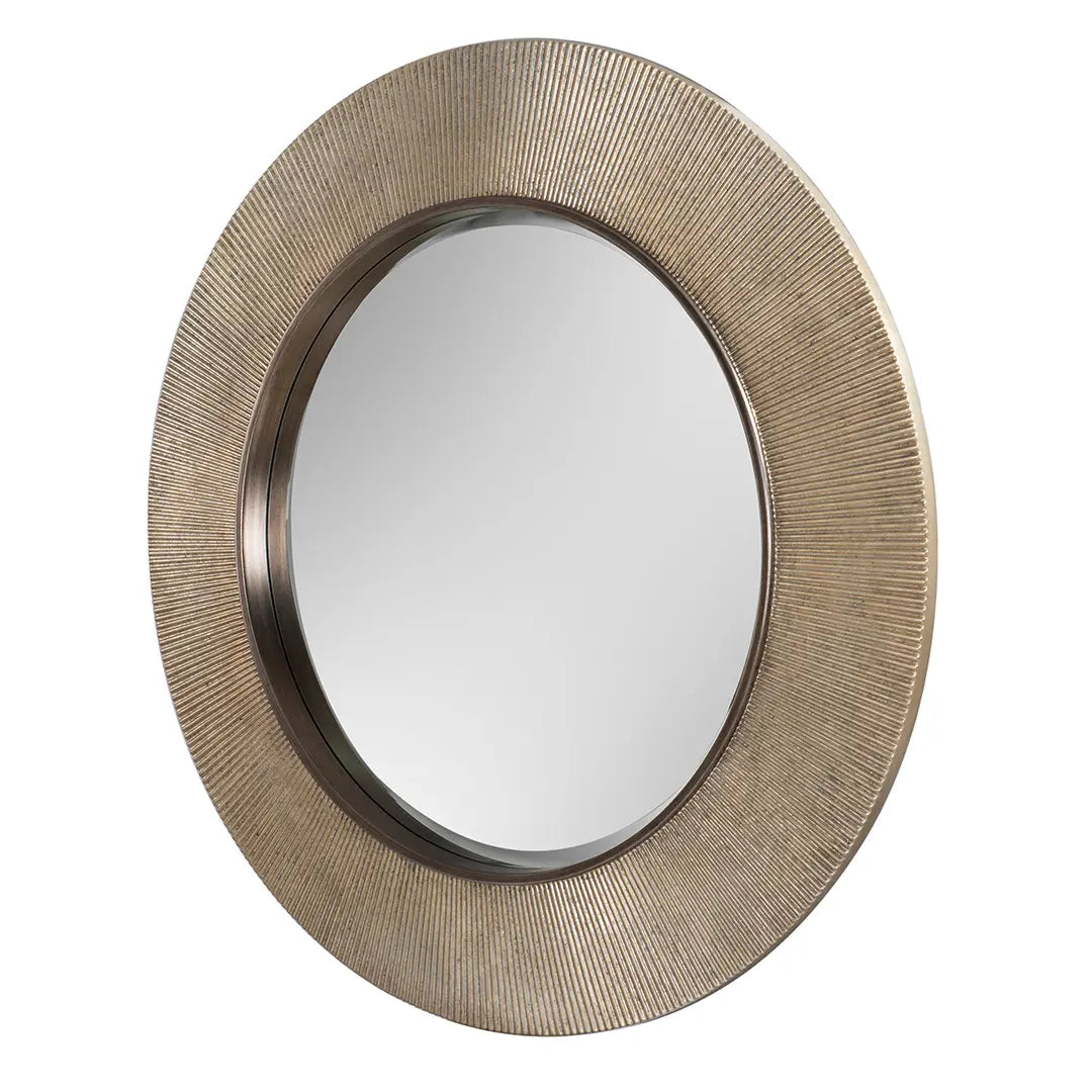 Edvin Gun Metal Finish Wall Mirror