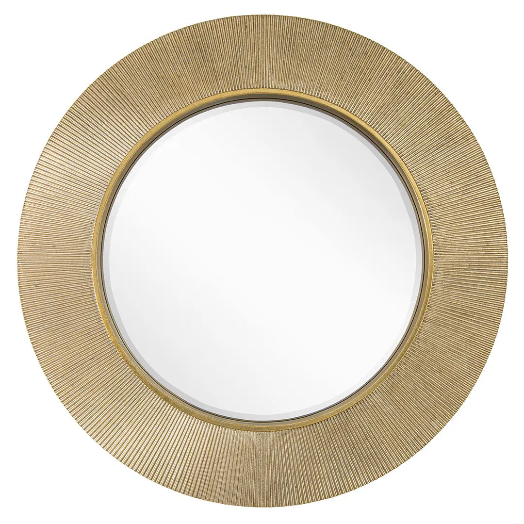 Edvin Gold Finish Wall Mirror