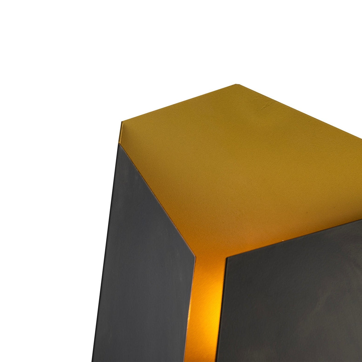 Onyx Wall Light - Brushed Brass & Black